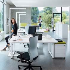 Stehlampe Tageslicht Designer Stehleuchte ergonomische Büroleuchte, Waldmann, LAVIGO