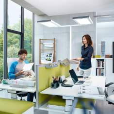 Stehlampe Tageslicht Designer Stehleuchte ergonomische Büroleuchte  Waldmann, LAVIGO