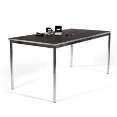 Schreibtisch modern kleine Schreibtische schwarz KIM, Alpha Bürotisch