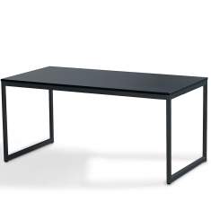 Schreibtisch unterschiedliche Höhen Stehtisch schwarze Büro Schreibtische schwarz Büromöbel modern KIM, Calma Bürotisch / Stehtisch