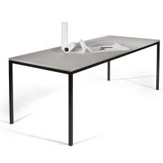 Schreibtisch modern kleine Schreibtische grau, KIM, Primo Bürotisch
