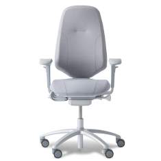 Bürostuhl ergonomisch  Bürodrehstuhl grau mit Armlehnen, Flokk, RH Mereo 300