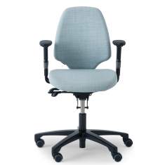 Flokk Bürostuhl blau mit Armlehnen Design Bürostühle kaufen, Flokk, RH Activ