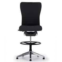 Haworth Bürostuhl schwarz Bürodrehstuhl Design HAWORTH, Comforto 89 Counterstuhl Zody