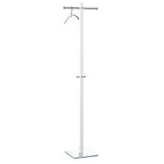 Kleiderständer weiss Standgarderobe, D-Tec, Lana