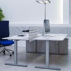 Schreibtisch Büro kleine Schreibtische günstig Zemp, OPTIMO Sitz-Tisch