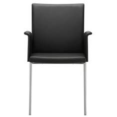 Besucherstuhl Holz Besucherstühle schwarz Konferenzstühle Brunner, milanolight comfort