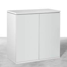 Aktenschrank, Drehtüren, Design, ohne Griffe, Hund, Qbix Space