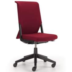 Drehstuhl Bürostuhl Design Bürostühle mit Armlehnen
Designer Bürostuhl Bürostühle kaufen Bürodrehstuhl rot Stoff Haworth Comforto 59