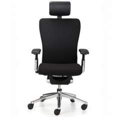 Bürostuhl, Kopfstützte, hoher Rücken, Armlehnen, schwarz, Bürodrehstuhl, HAWORTH, Comforto 89 Zody