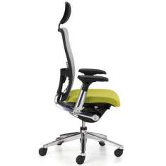 Bürostuhl,  Kopfstützte, hoher Rücken, Armlehnen, Stoff,| Bürodrehstuhl, HAWORTH, Comforto 89 Zody