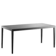 Kleiner Schreibtisch grau Schreibtische grau edel Cafeteria Tisch rosconi, Objektmöbel - KOLLEKTION.58 Contract table