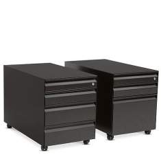 Rollcontainer Büro kleiner Büroschrank Rollen Bürocontainer abschließbar KIM, Ordine Korpus