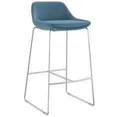 Barhocker blau Barstuhl Brunner crona bar