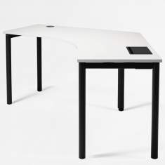 Hochtisch Büro Ecktisch hoch Stehtisch Holz,  Ergonomie Schreibtische ergonomisch Kinnarps, Nano
