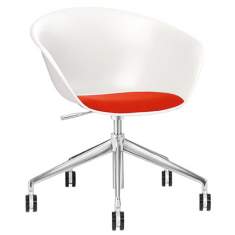 Arper Stühle moderner Bürostuhl weiß Design Stuhl, Arper, Duna 02