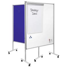 Rollbares Whiteboard Büro Stand Whiteboards auf Rollen,Legamaster, Multiboard XL blue