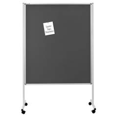 Rollbares Whiteboard Büro Stand Whiteboards auf Rollen Legamaster, Multiboard XL grey
