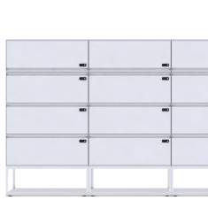 LO Locker Schließfächer in modularer Reihenanordnung