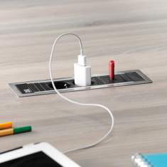 Elektro Steckdosen IT Steckdosen Kabelführungen/Elektrifizierungen, BACHMANN, POWER FRAME