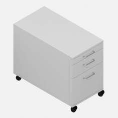 Rollcontainer Schreibtisch Bürokorpus Rollen Bürocontainer  Zemp, OPTIMO Unterstellkorpus