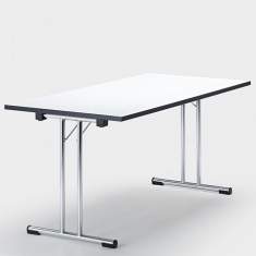 Klapptisch Schreibtisch zum klappen kleine Schreibtisch weiß mobil, Zemp, TUBUS TK22