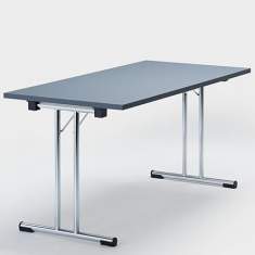 Klapptisch Schreibtisch zum Klappen kleine Schreibtisch grau schwarz mobil Zemp, TUBUS TK22