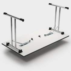 Klapptisch Schreibtisch zum klappen kleine Schreibtisch mobil Tisch Klappmechanismus Zemp, TUBUS TK22