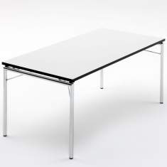 Design Klapptisch, Rundrohr, Zurbuchen, Klapptisch KLT-34N
