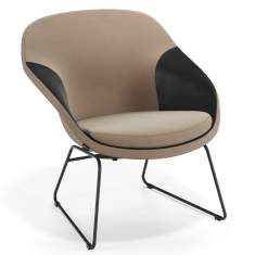 Bürosessel Loungesessel Stoff exklusive Loungemöbel, Materia, Pax