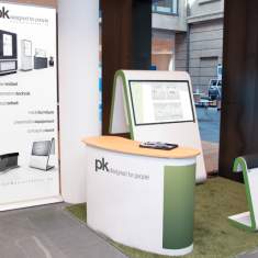 Interaktive Boards/Tafeln | Multimediamöbel | Beschriftungen und Digital Signage, Peter Kenkel GmbH, Wave
