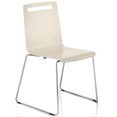 Besucherstuhl Besucherstühle Konferenzstühle beige Cafeteria  Stühle, Sedus, meet chair Kufenstuhl