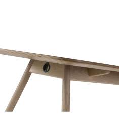 Filigraner Schreibtisch Massivholz Tischplatte, Design Schreibtische massiv | Holz Büro Schreibtische | Massivholz Büromöbel  offecct, Kali