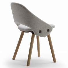 Besucherstuhl grau Besucherstühle Holz Konferenzstuhl Büro Konferenzstühle, offecct, Tailor