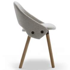 Besucherstuhl grau Besucherstühle Holz Konferenzstuhl Büro Konferenzstühle, offecct, Tailor