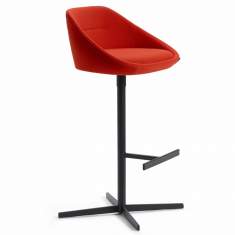 Barstuhl rot offecct, Ezy Barhocker