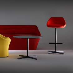 Barstuhl rot offecct, Ezy Barhocker