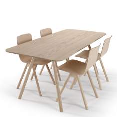 Besucherstuhl Holz Besucherstühle Konferenzstühle Cafeteria Stühle, offecct, Kali