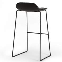 Barstuhl schwarz, offecct, Bop Barhocker
