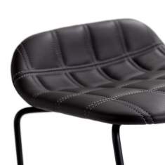 Barstuhl schwarz, offecct, Bop Barhocker