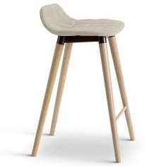 Barstuhl Holz grau offecct, Bop Wood Barhocker