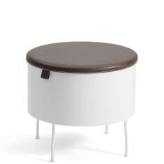 Kleiner Beistelltisch modern Beistelltische klein Polsterhocker, offecct, Green Pedestals