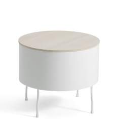 Polsterhocker Kleiner Beistelltisch modern Beistelltische, offecct, Green Pedestals