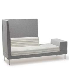 Loungemöbel exklusiv grau Stoff Büro Lounge, offecct, Smallroom Plus