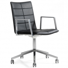 Lammhults Stuhl moderner Bürostuhl schwarz Bürodrehstuhl, Lammhults, Archal