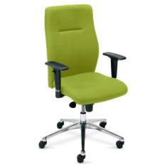Ergonomischer Bürostuhl Stoffbezug Bürodrehstuhl, Nowy Styl, Nero