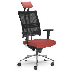 Büro Drehstuhl rot Drehstühle Netzgewebe Nowy Styl Net Motion Bürostuhl orange