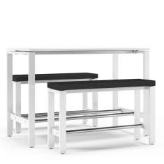 Büro Stehtische Büromöbel Stehtisch weiß Teamarbeit Büro, Assmann Büromöbel, Solos High Desk