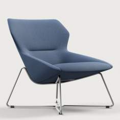 Clubsessel blau Loungemöbel Büro Loungesessel Design Brunner, ray lounge