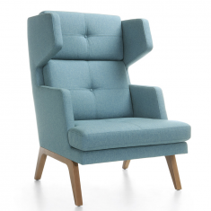 Clubsessel blau Loungemöbel Büro Loungesessel Design profim, October - Sessel